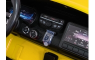Dvivietis elektromobilis Mercedes-Benz GT63 AMG, Yellow-Elektromobiliai vaikams, Mašinos-e-vaikas