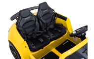 Dvivietis elektromobilis Mercedes-Benz GT63 AMG, Yellow-Elektromobiliai vaikams, Mašinos-e-vaikas