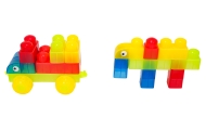 Minkštų gelinių kaladėlių rinkinys (82 vnt) + dėžutė-Žaislai, Lavinamieji žaislai, Kaladėlės-e-vaikas