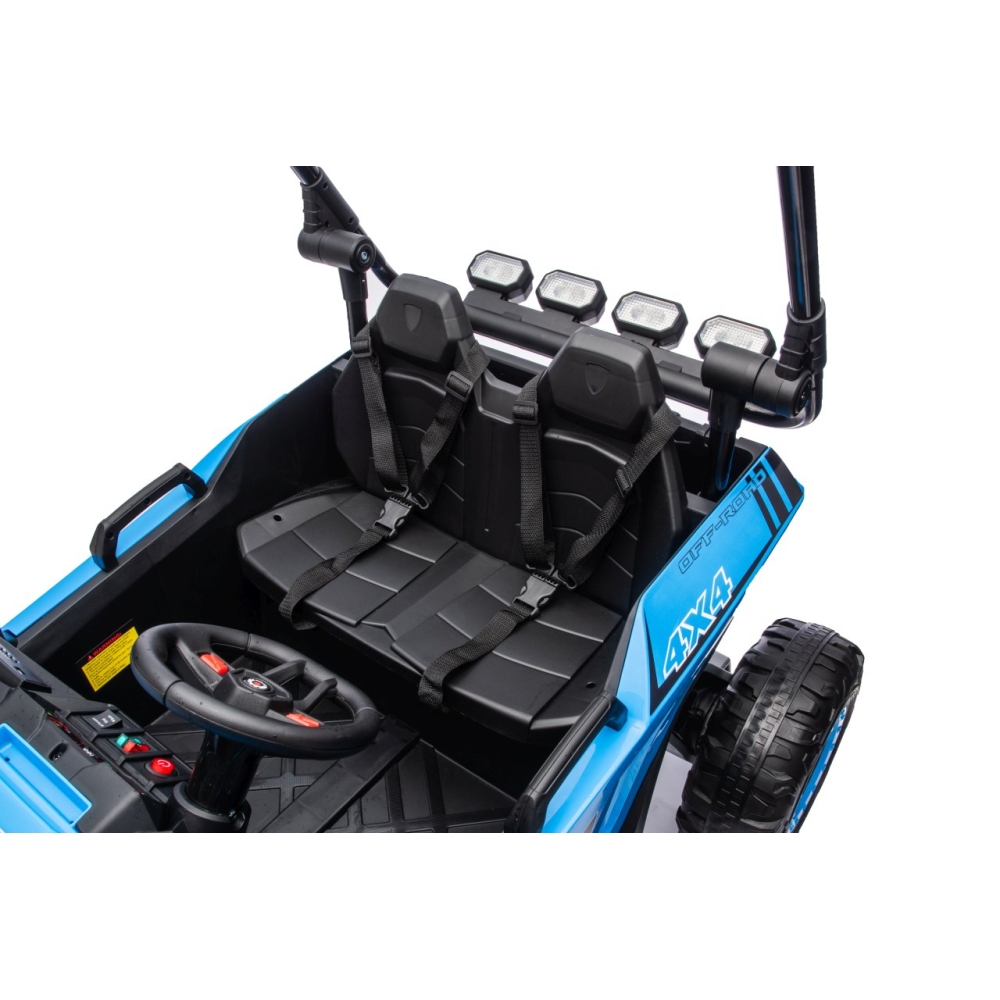 Elektrinis Buggy TURBO 23, Blue-Elektromobiliai vaikams, Keturračiai ir bagiai-e-vaikas