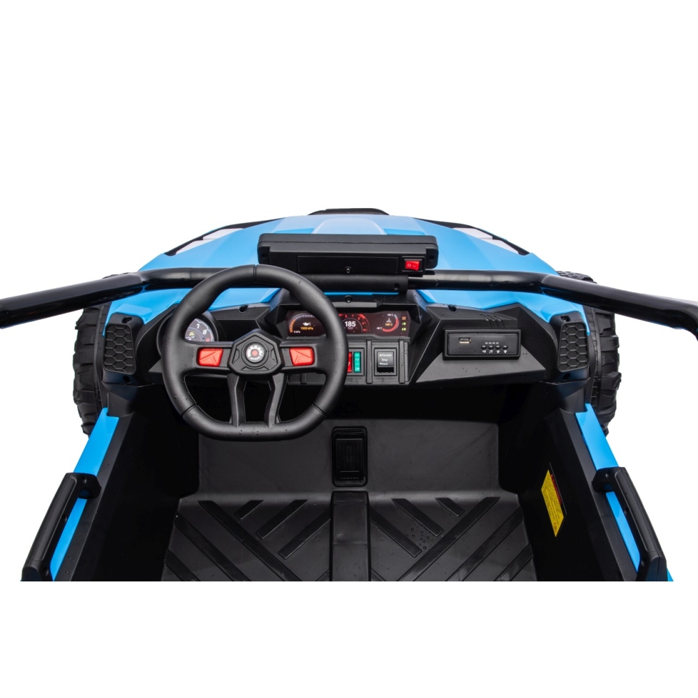 Elektrinis Buggy TURBO 23, Blue-Elektromobiliai vaikams, Keturračiai ir bagiai-e-vaikas