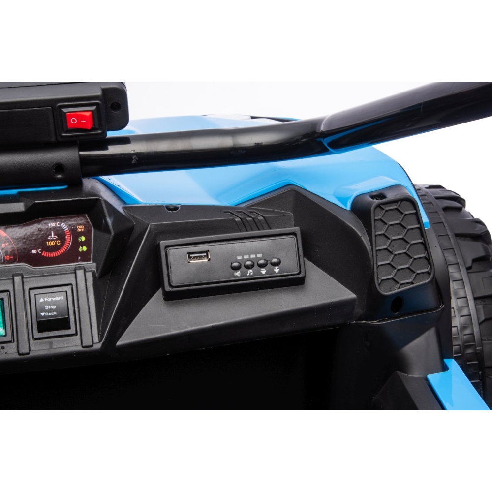 Elektrinis Buggy TURBO 23, Blue-Elektromobiliai vaikams, Keturračiai ir bagiai-e-vaikas