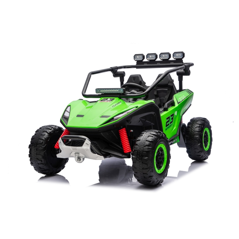 Elektrinis Buggy TURBO 23, Green-Elektromobiliai vaikams, Keturračiai ir bagiai-e-vaikas