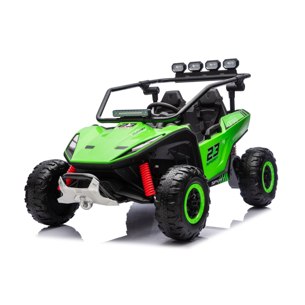 Elektrinis Buggy TURBO 23, Green-Elektromobiliai vaikams, Keturračiai ir bagiai-e-vaikas
