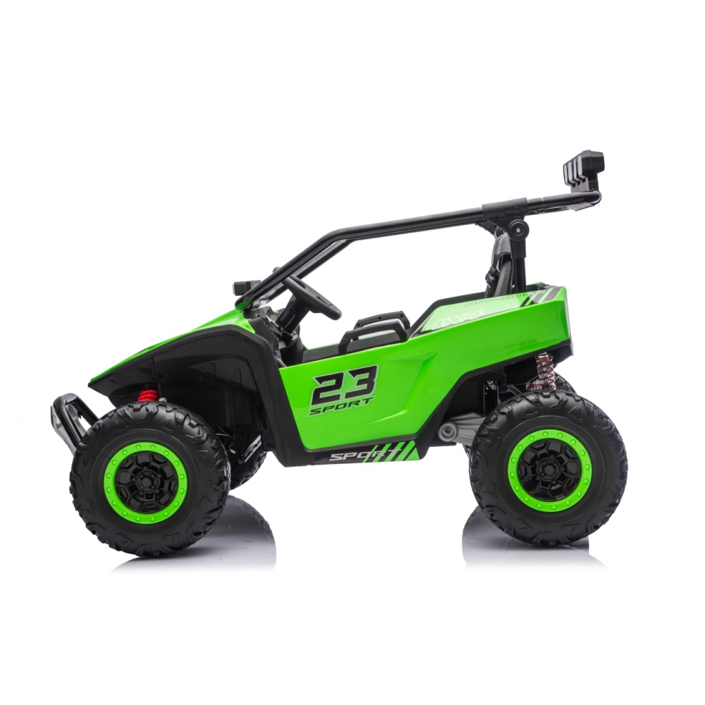 Elektrinis Buggy TURBO 23, Green-Elektromobiliai vaikams, Keturračiai ir bagiai-e-vaikas