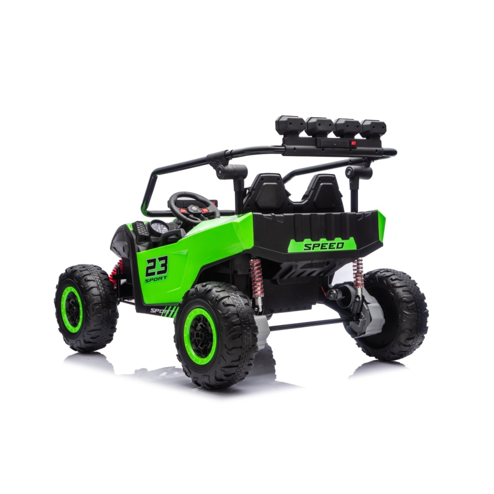 Elektrinis Buggy TURBO 23, Green-Elektromobiliai vaikams, Keturračiai ir bagiai-e-vaikas