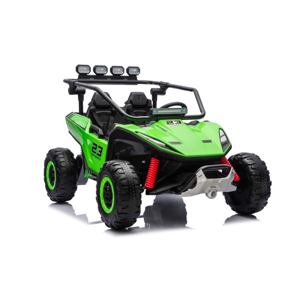 Elektrinis Buggy TURBO 23, Green-Elektromobiliai vaikams, Keturračiai ir bagiai-e-vaikas