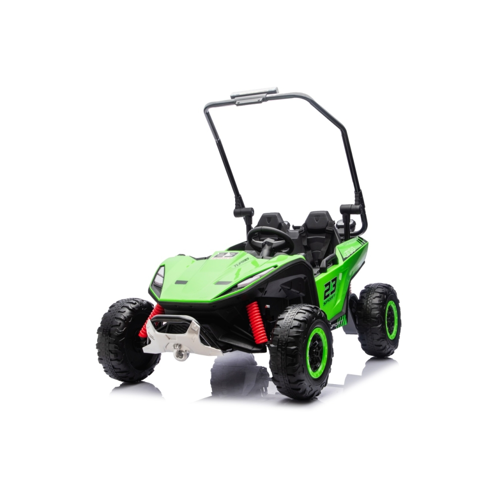 Elektrinis Buggy TURBO 23, Green-Elektromobiliai vaikams, Keturračiai ir bagiai-e-vaikas
