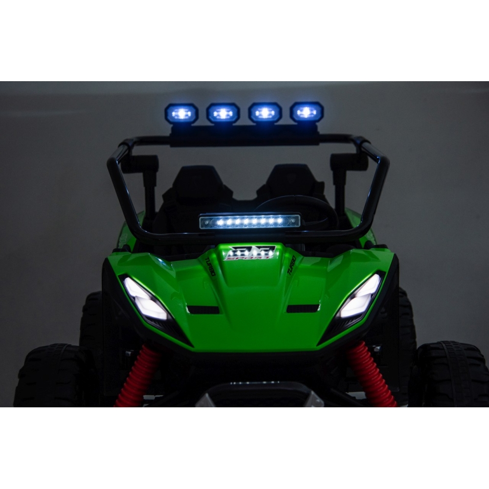 Elektrinis Buggy TURBO 23, Green-Elektromobiliai vaikams, Keturračiai ir bagiai-e-vaikas