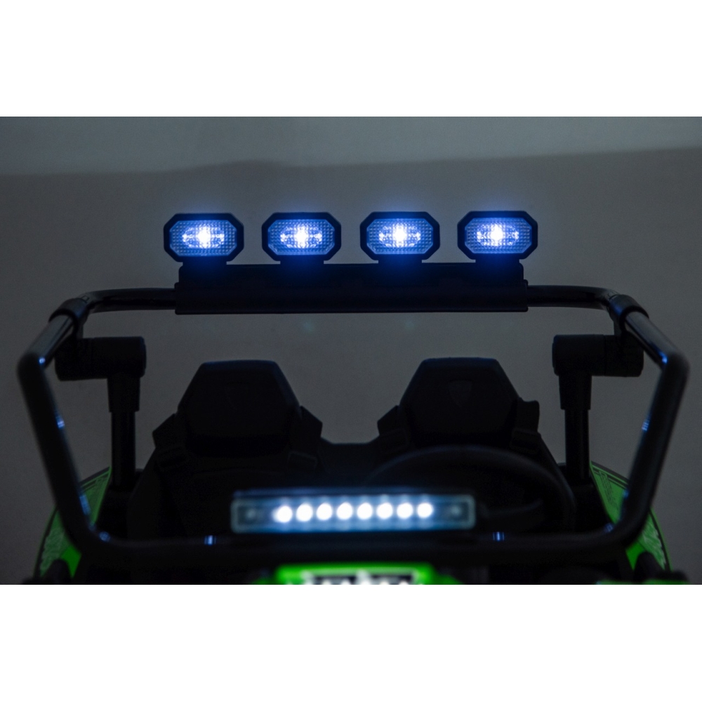 Elektrinis Buggy TURBO 23, Green-Elektromobiliai vaikams, Keturračiai ir bagiai-e-vaikas