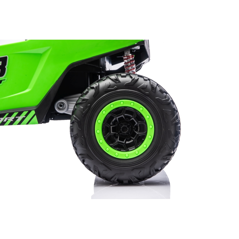Elektrinis Buggy TURBO 23, Green-Elektromobiliai vaikams, Keturračiai ir bagiai-e-vaikas