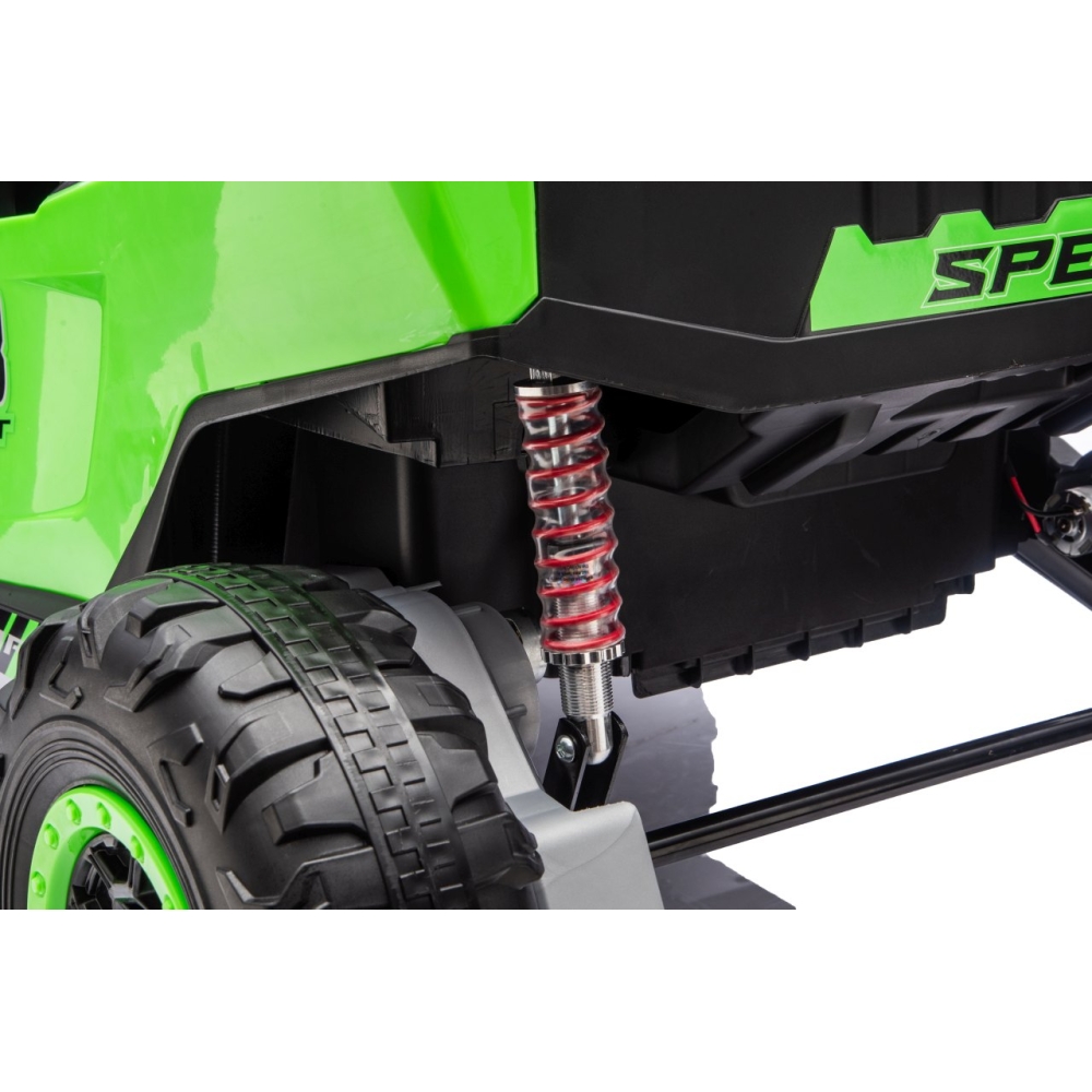 Elektrinis Buggy TURBO 23, Green-Elektromobiliai vaikams, Keturračiai ir bagiai-e-vaikas