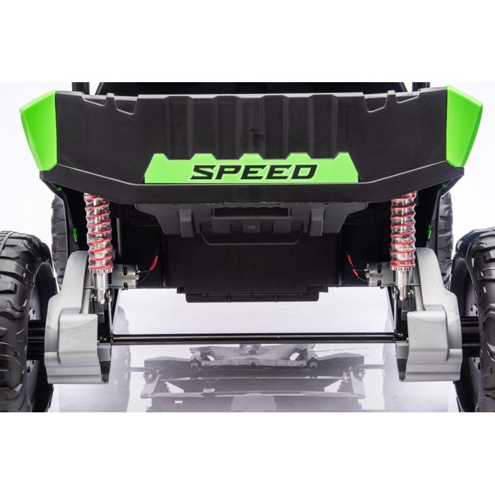 Elektrinis Buggy TURBO 23, Green-Elektromobiliai vaikams, Keturračiai ir bagiai-e-vaikas