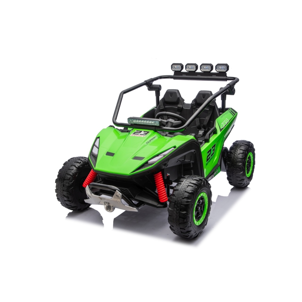 Elektrinis Buggy TURBO 23, Green-Elektromobiliai vaikams, Keturračiai ir bagiai-e-vaikas