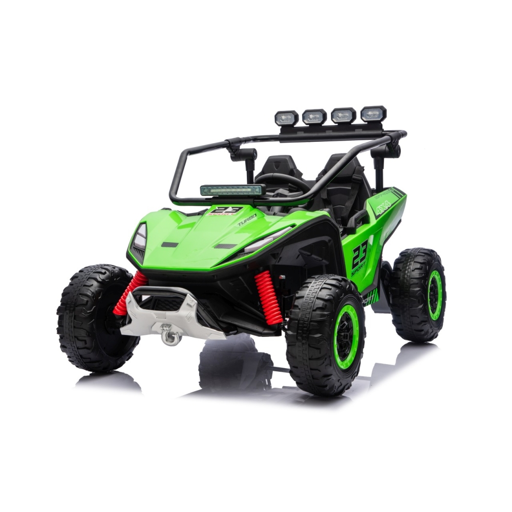 Elektrinis Buggy TURBO 23, Green-Elektromobiliai vaikams, Keturračiai ir bagiai-e-vaikas