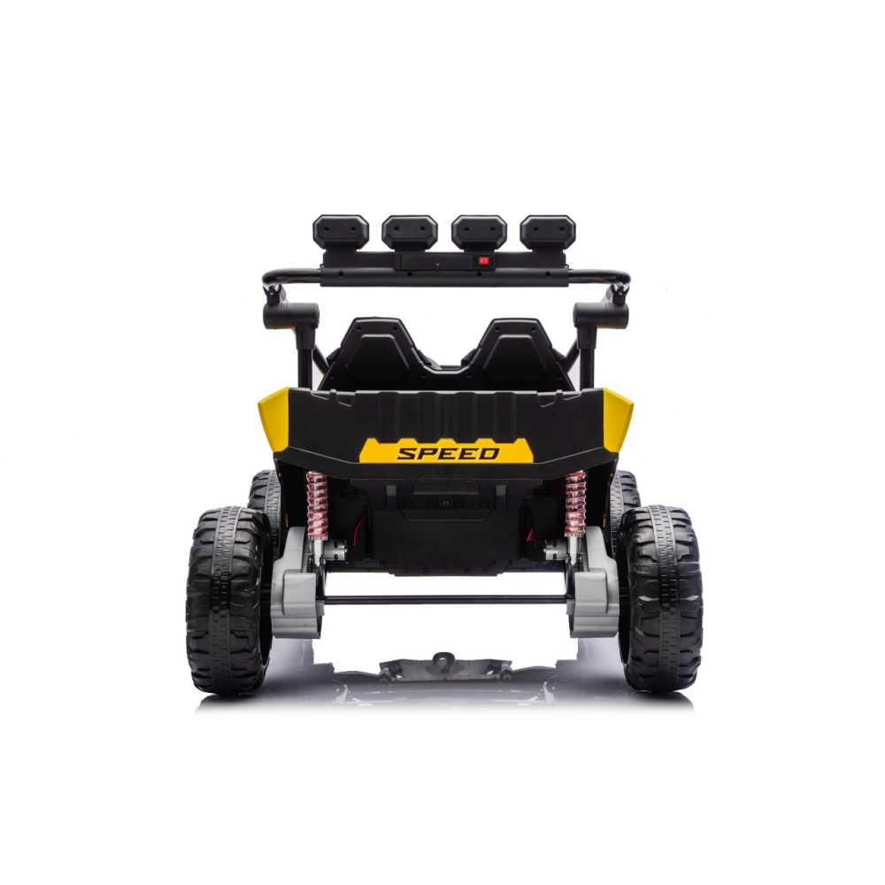 Elektrinis Buggy TURBO 23, Yellow-Elektromobiliai vaikams, Keturračiai ir bagiai-e-vaikas