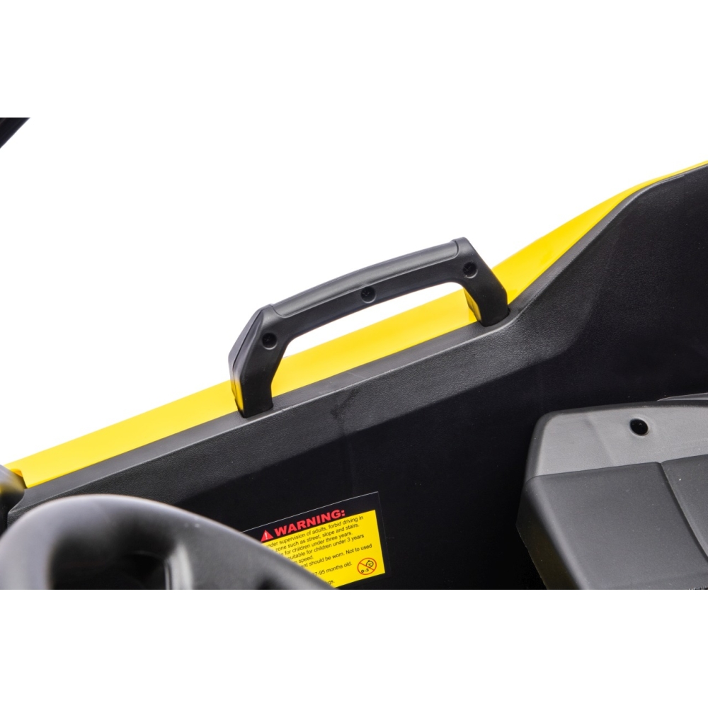 Elektrinis Buggy TURBO 23, Yellow-Elektromobiliai vaikams, Keturračiai ir bagiai-e-vaikas