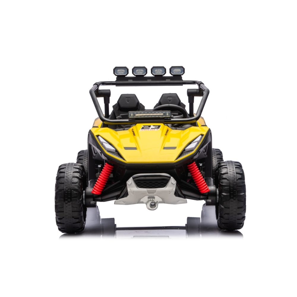 Elektrinis Buggy TURBO 23, Yellow-Elektromobiliai vaikams, Keturračiai ir bagiai-e-vaikas
