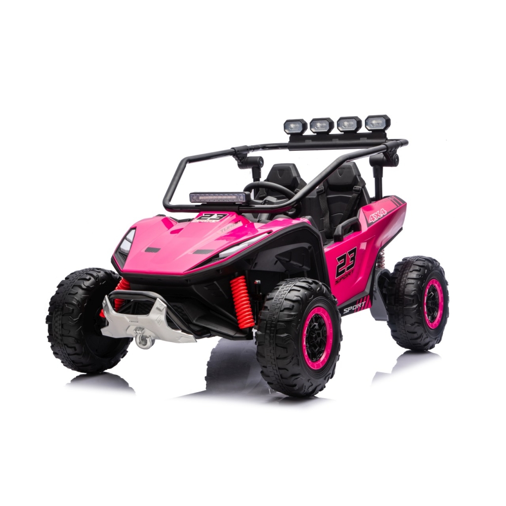 Elektrinis Buggy TURBO 23, Pink-Elektromobiliai vaikams, Keturračiai ir bagiai-e-vaikas