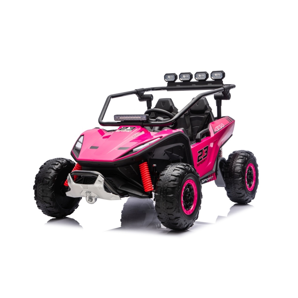 Elektrinis Buggy TURBO 23, Pink-Elektromobiliai vaikams, Keturračiai ir bagiai-e-vaikas