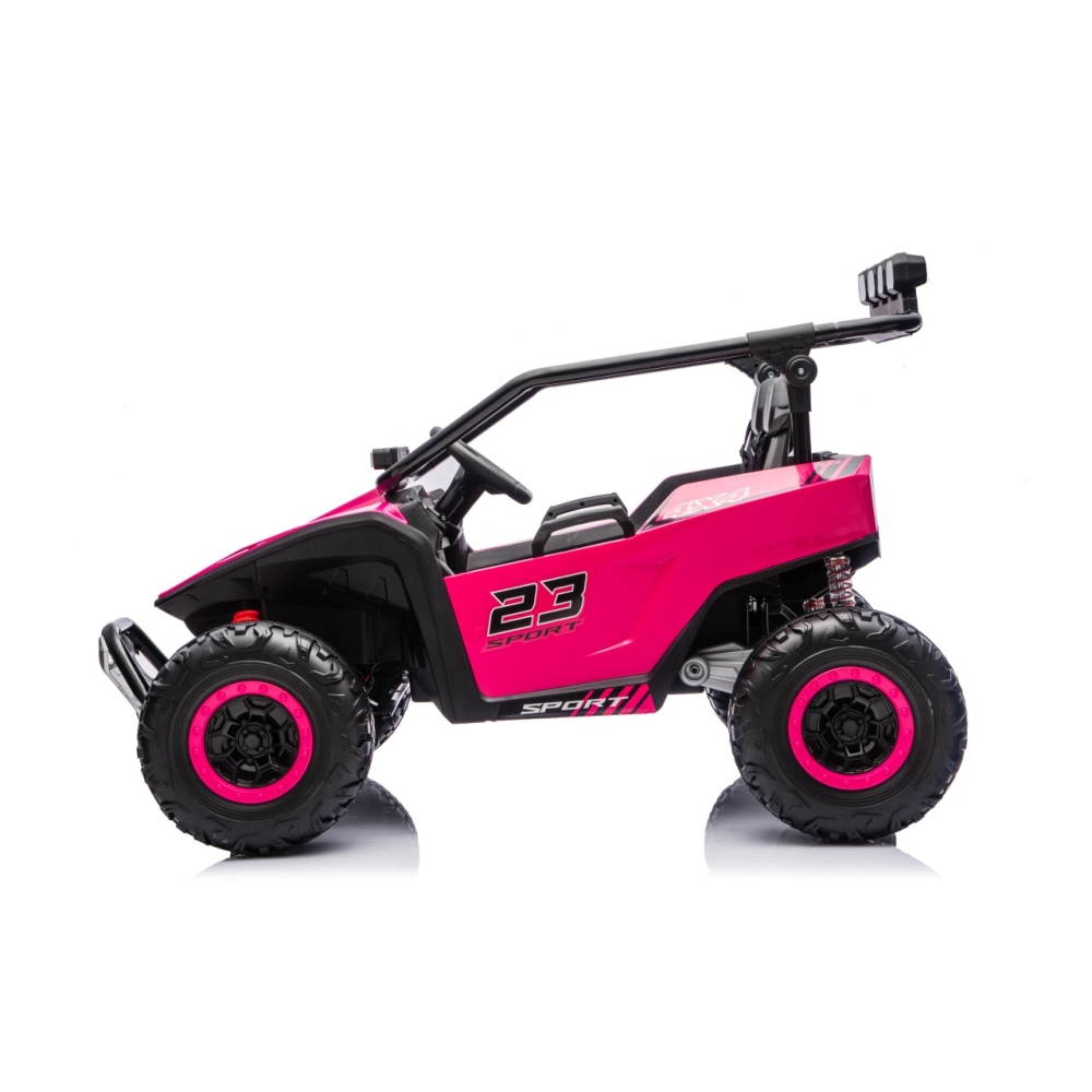 Elektrinis Buggy TURBO 23, Pink-Elektromobiliai vaikams, Keturračiai ir bagiai-e-vaikas