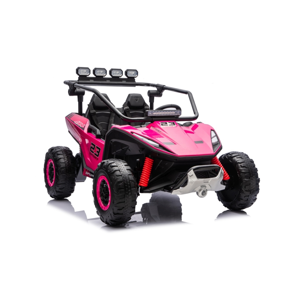 Elektrinis Buggy TURBO 23, Pink-Elektromobiliai vaikams, Keturračiai ir bagiai-e-vaikas
