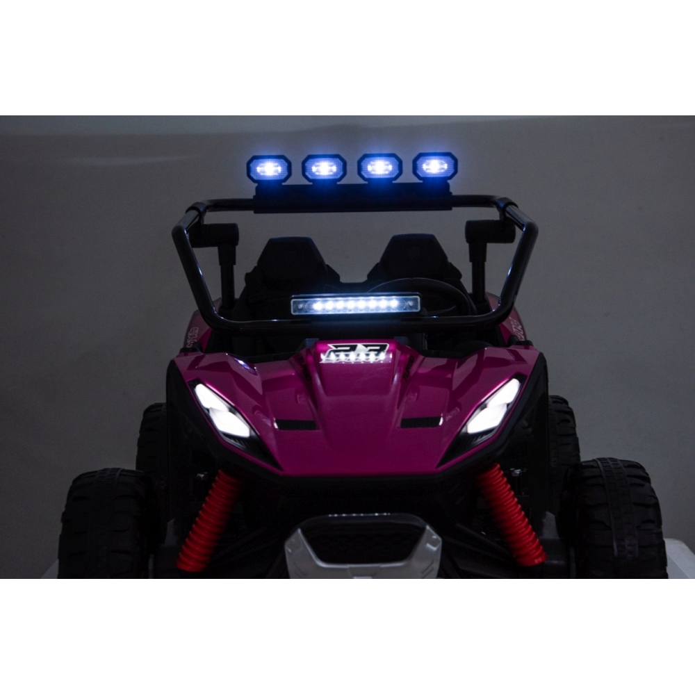 Elektrinis Buggy TURBO 23, Pink-Elektromobiliai vaikams, Keturračiai ir bagiai-e-vaikas