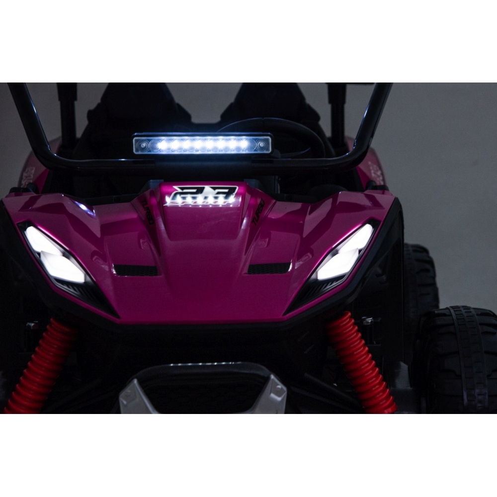 Elektrinis Buggy TURBO 23, Pink-Elektromobiliai vaikams, Keturračiai ir bagiai-e-vaikas