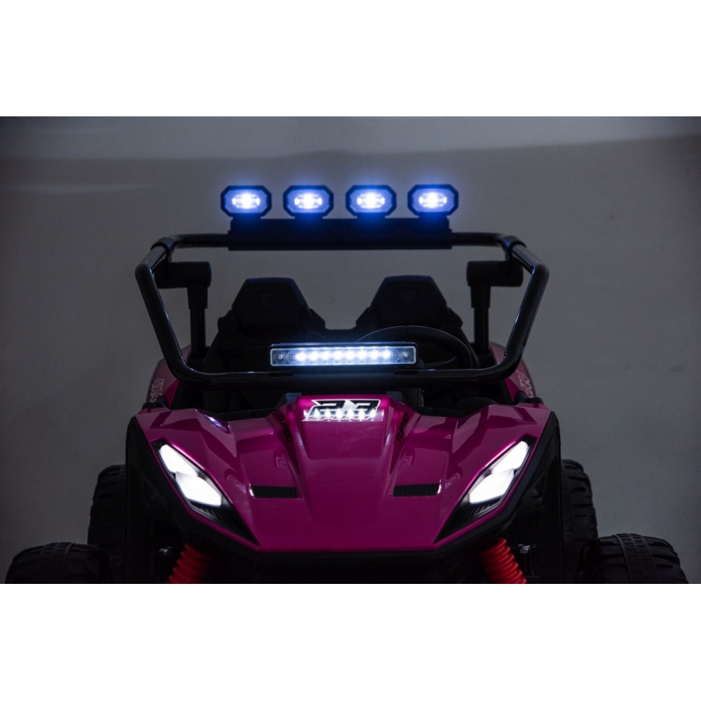 Elektrinis Buggy TURBO 23, Pink-Elektromobiliai vaikams, Keturračiai ir bagiai-e-vaikas