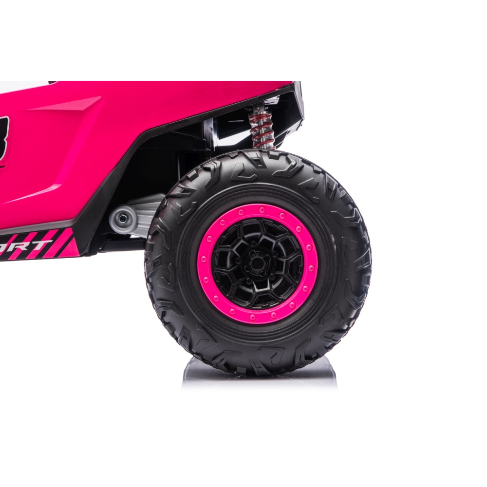 Elektrinis Buggy TURBO 23, Pink-Elektromobiliai vaikams, Keturračiai ir bagiai-e-vaikas