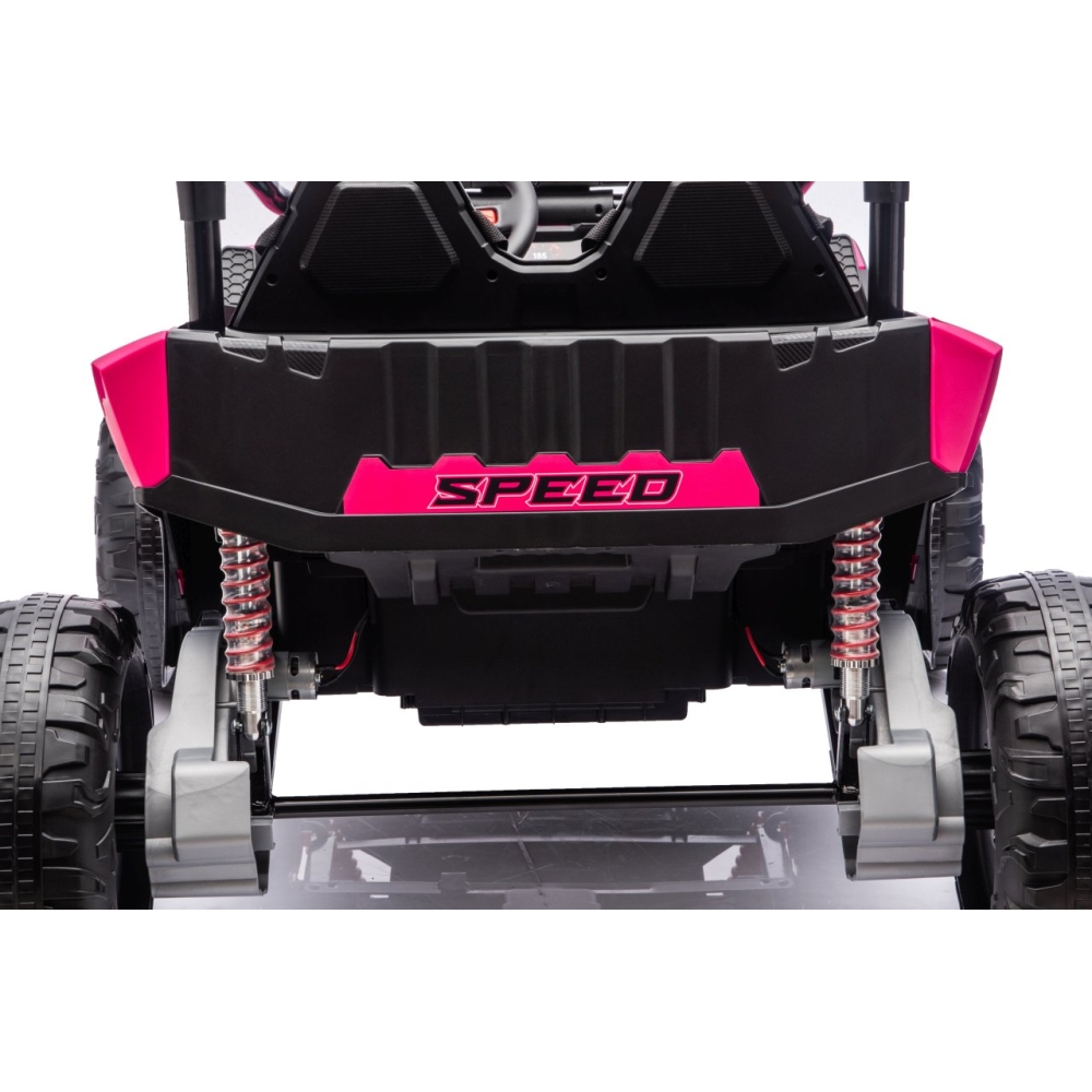 Elektrinis Buggy TURBO 23, Pink-Elektromobiliai vaikams, Keturračiai ir bagiai-e-vaikas