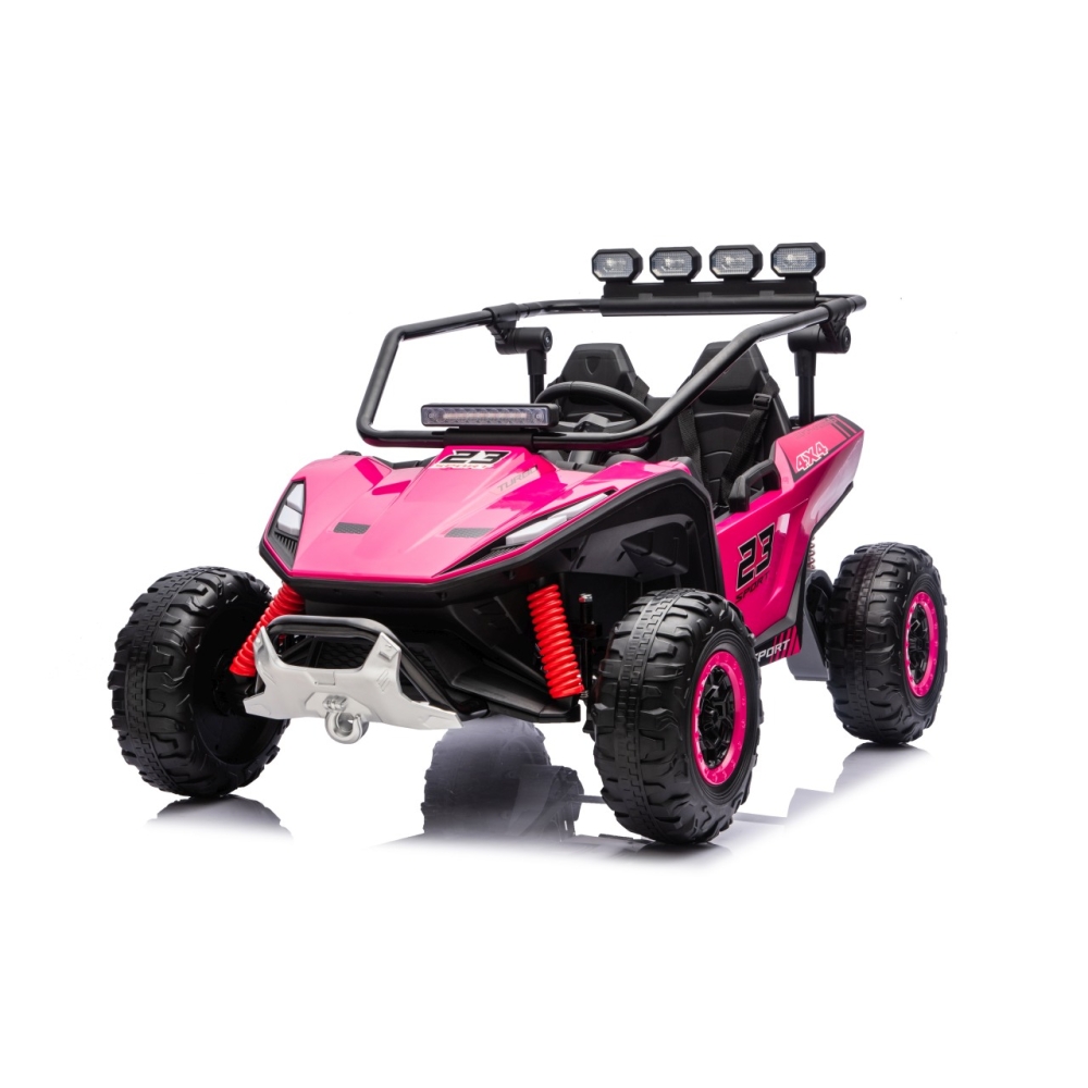 Elektrinis Buggy TURBO 23, Pink-Elektromobiliai vaikams, Keturračiai ir bagiai-e-vaikas