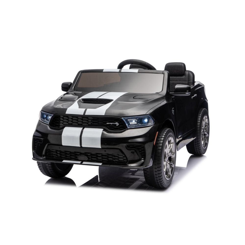 Elektromobilis Dodge Durango, Black-Elektromobiliai vaikams, Visureigiai-e-vaikas