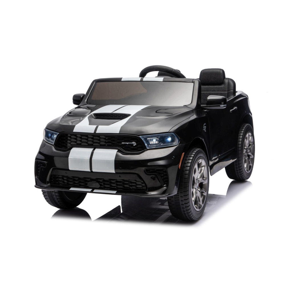 Elektromobilis Dodge Durango, Black-Elektromobiliai vaikams, Visureigiai-e-vaikas
