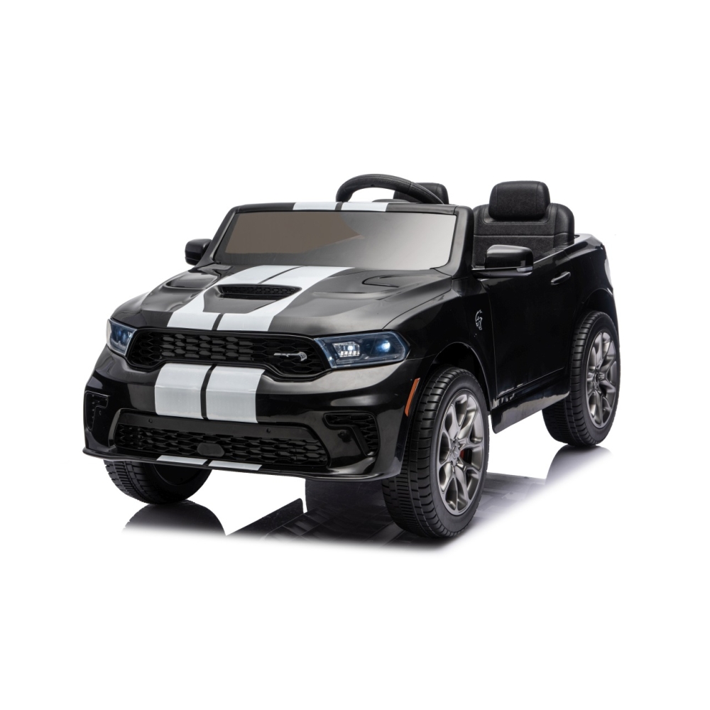 Elektromobilis Dodge Durango, Black-Elektromobiliai vaikams, Visureigiai-e-vaikas