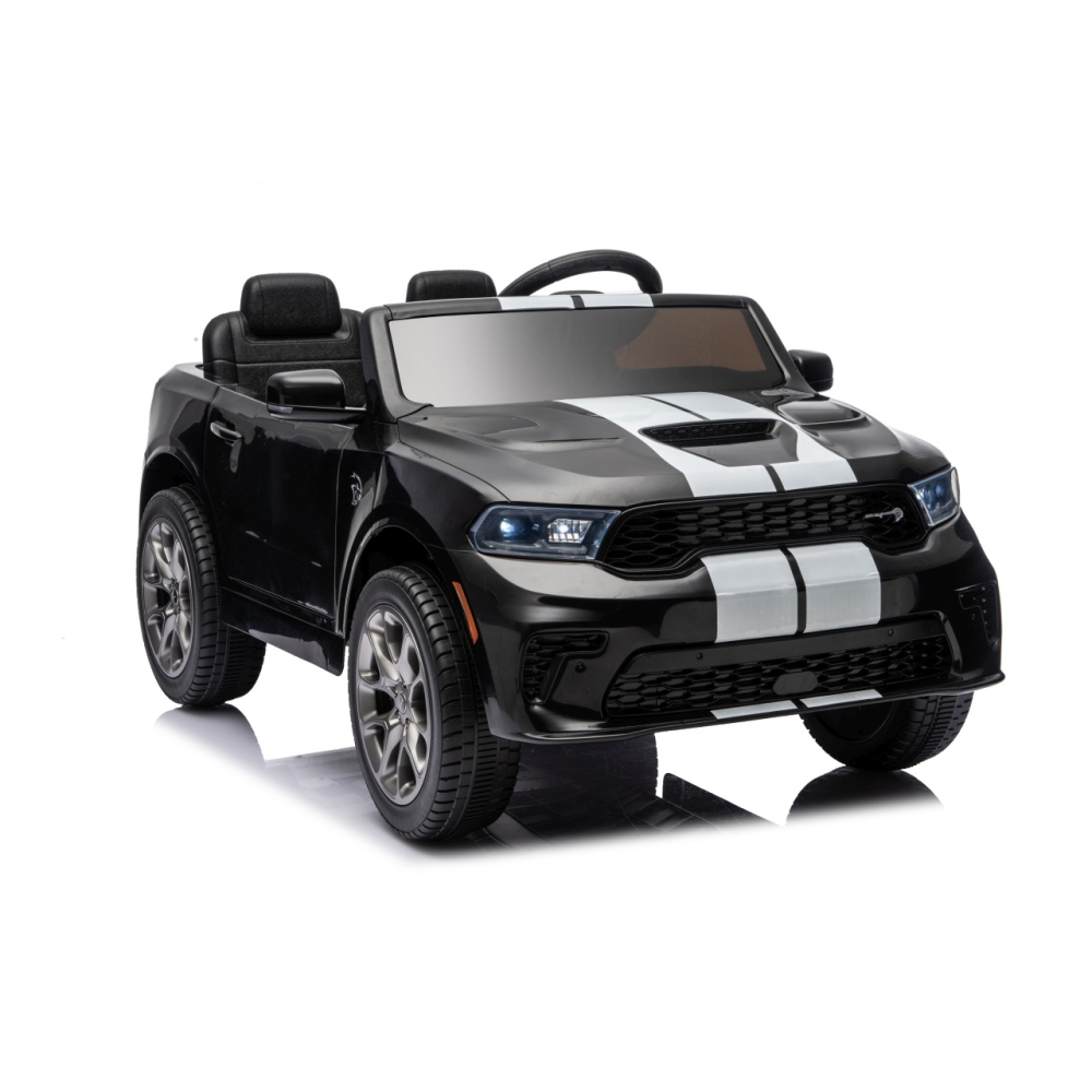 Elektromobilis Dodge Durango, Black-Elektromobiliai vaikams, Visureigiai-e-vaikas