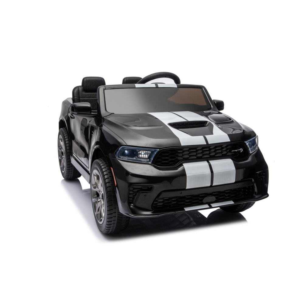 Elektromobilis Dodge Durango, Black-Elektromobiliai vaikams, Visureigiai-e-vaikas