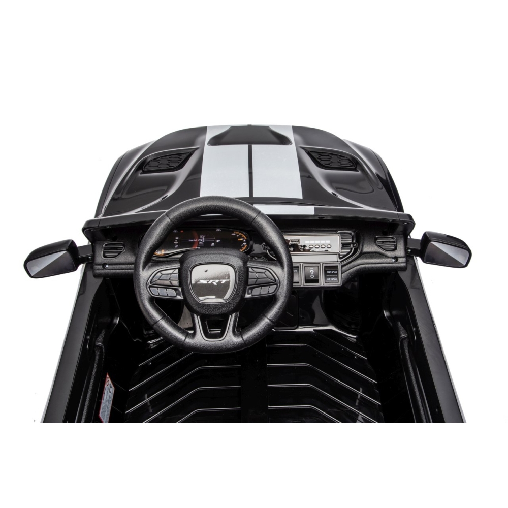 Elektromobilis Dodge Durango, Black-Elektromobiliai vaikams, Visureigiai-e-vaikas
