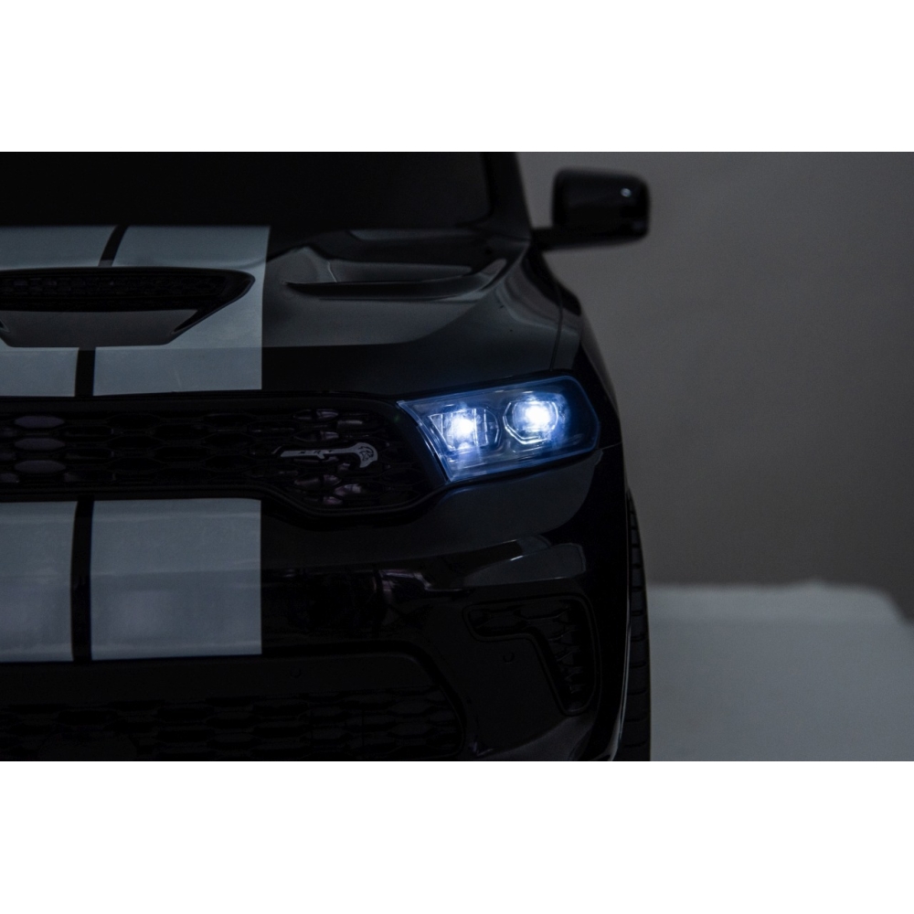 Elektromobilis Dodge Durango, Black-Elektromobiliai vaikams, Visureigiai-e-vaikas