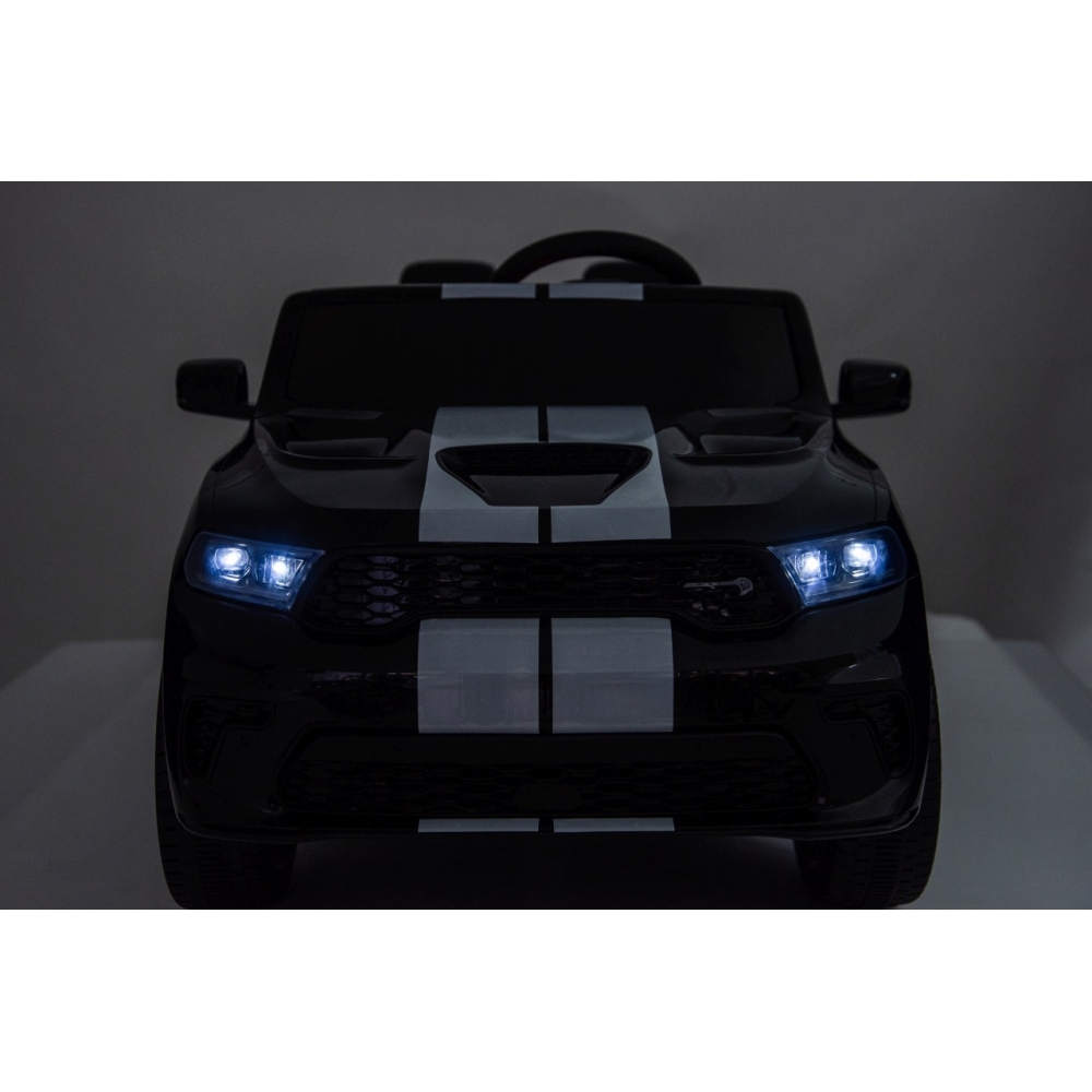 Elektromobilis Dodge Durango, Black-Elektromobiliai vaikams, Visureigiai-e-vaikas