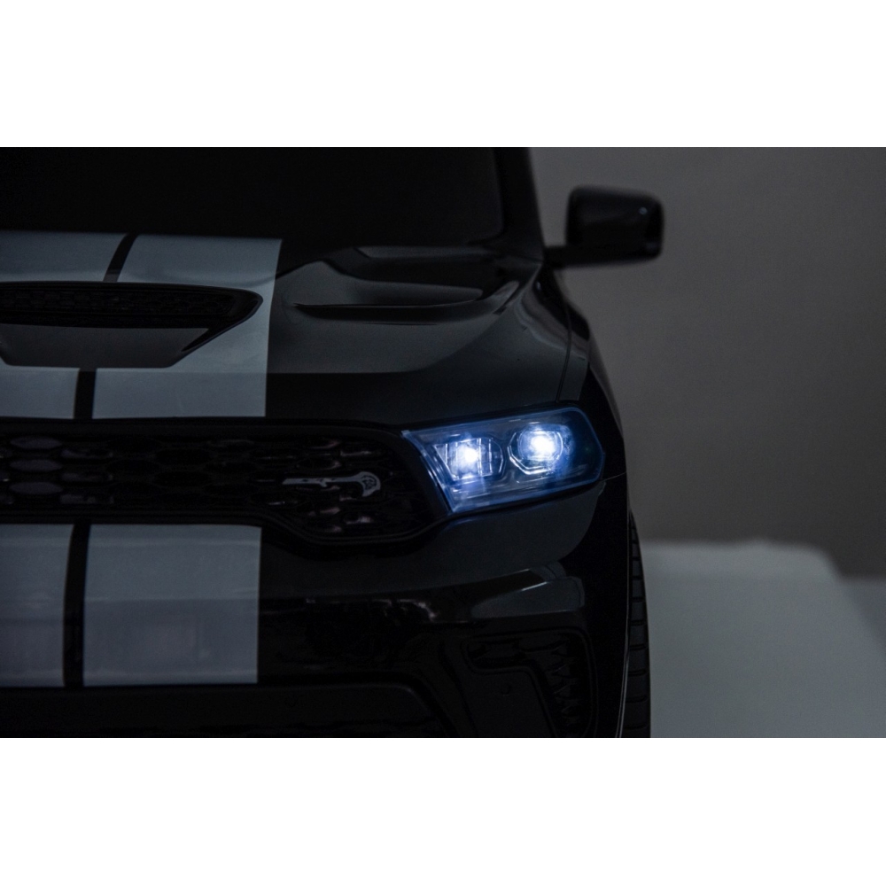 Elektromobilis Dodge Durango, Black-Elektromobiliai vaikams, Visureigiai-e-vaikas