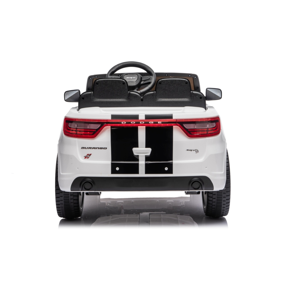 Elektromobilis Dodge Durango, White-Elektromobiliai vaikams, Visureigiai-e-vaikas