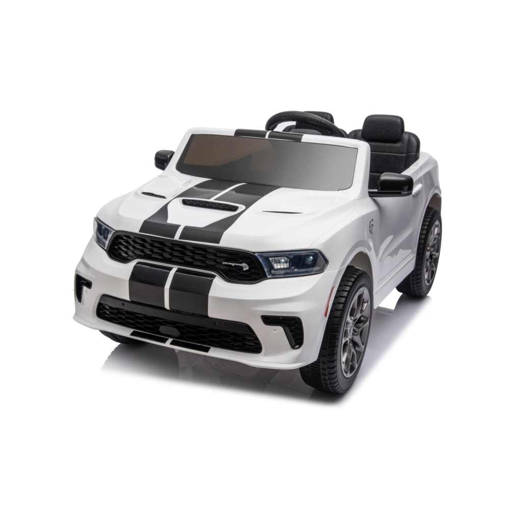 Elektromobilis Dodge Durango, White-Elektromobiliai vaikams, Visureigiai-e-vaikas