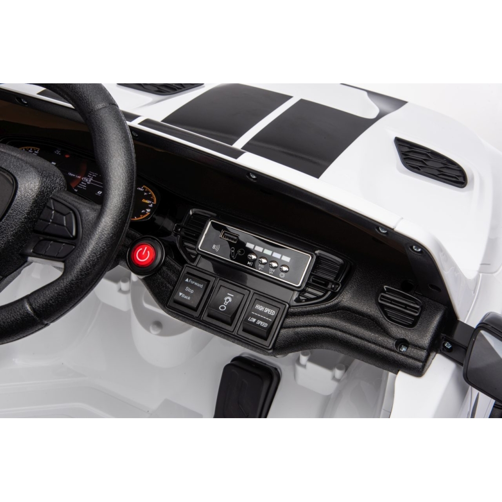 Elektromobilis Dodge Durango, White-Elektromobiliai vaikams, Visureigiai-e-vaikas