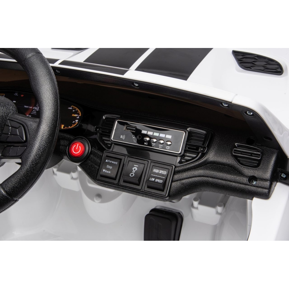 Elektromobilis Dodge Durango, White-Elektromobiliai vaikams, Visureigiai-e-vaikas