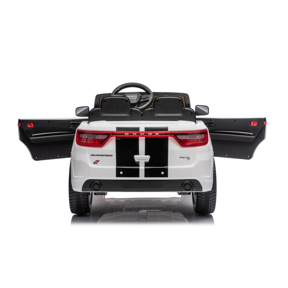 Elektromobilis Dodge Durango, White-Elektromobiliai vaikams, Visureigiai-e-vaikas