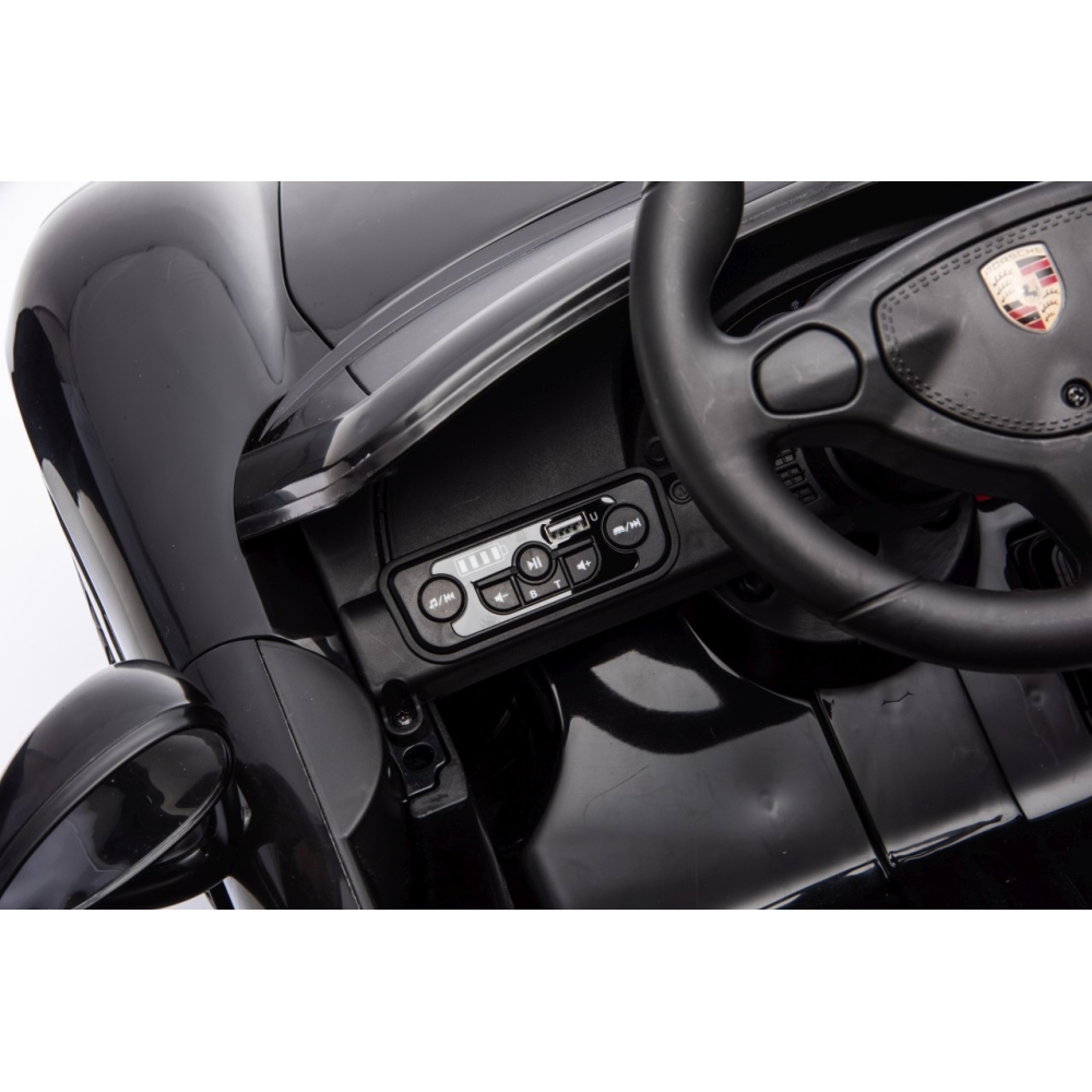 Elektromobilis Porsche 911 Carrera, Black-Elektromobiliai vaikams, Mašinos-e-vaikas