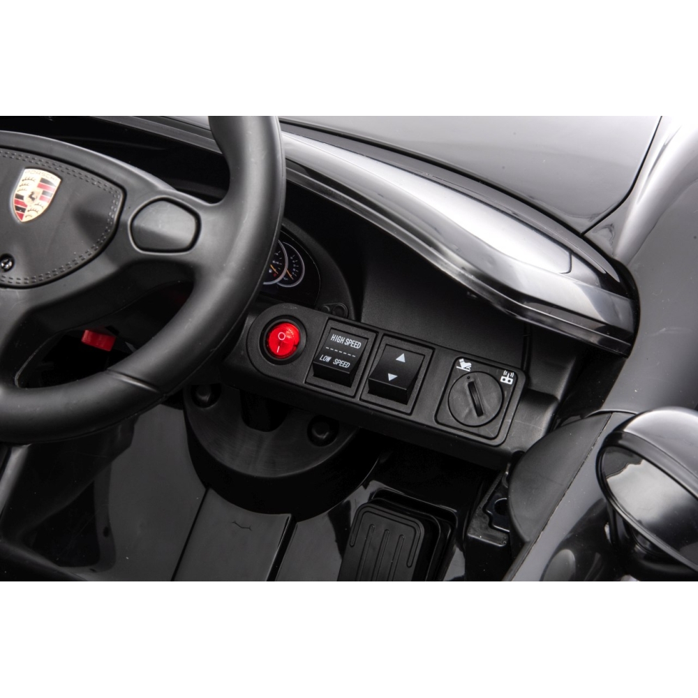 Elektromobilis Porsche 911 Carrera, Black-Elektromobiliai vaikams, Mašinos-e-vaikas