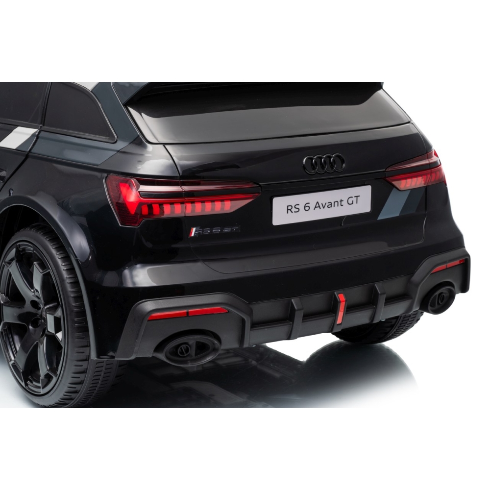 Elektromobilis Audi RS6 Avant GT, Black-Elektromobiliai vaikams, Mašinos-e-vaikas