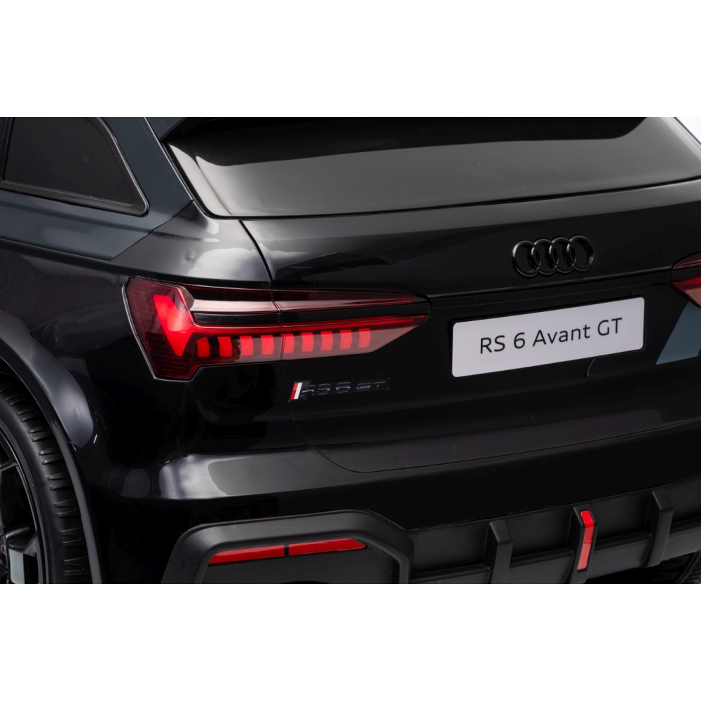 Elektromobilis Audi RS6 Avant GT, Black-Elektromobiliai vaikams, Mašinos-e-vaikas